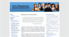 Desktop Screenshot of parseval.fr