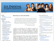 Tablet Screenshot of parseval.fr
